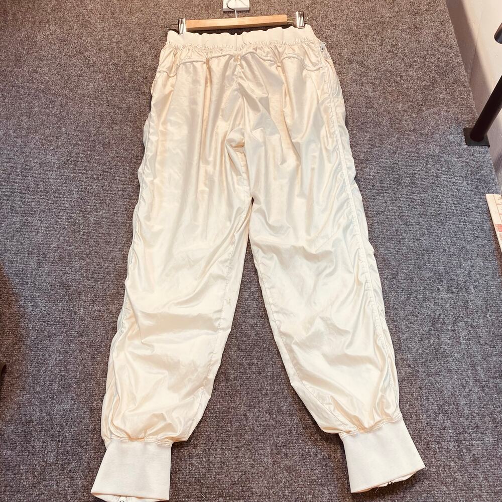 Adidas Stella McCartney Barricade Ivory Ruched Parachute Track Pants Joggers Med - Picture 3 of 9